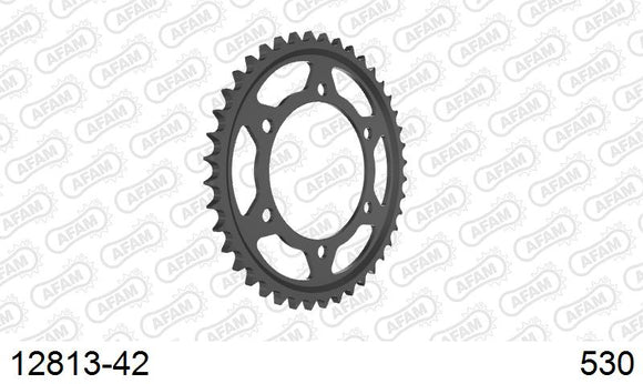 Yamaha YZF-R1 1998-2001 - AFAM Rear Sprocket, 530 (OE Pitch), Steel - 42T, 114 links reqd - 12813-42 - P3 Tuning