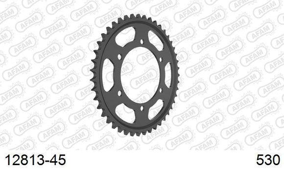 Suzuki GSX-R1000 2013-2016 - AFAM Rear Sprocket, 530 (OE Pitch), Steel - 45T, 116 links reqd - 12813-45 - P3 Tuning