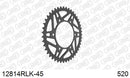 Yamaha YZF-R 6 RACE 2022-2023 - AFAM Rear Sprocket, 520 conversion, Steel - 45T (orig size) - 12814RLK-45 - P3 Tuning