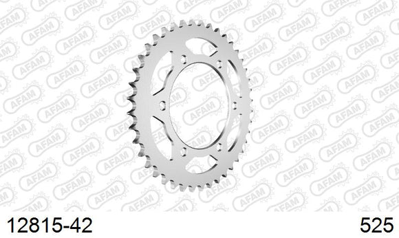 Yamaha Tracer 700 / GT 2020-2020 - AFAM Rear Sprocket, 525 (OE Pitch), Steel - 42T, 116 links reqd - 12815-42 - P3 Tuning