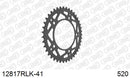 Yamaha YZF-R1 / M 2015-2019 - AFAM Rear Sprocket, 520 conversion, Steel - 41T (orig size) - 12817RLK-41 - P3 Tuning