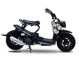HONDA Zoomer 50 / Ruckus - (2005-2022) Yoshimura Stainless TRC Full System With Stainless End Cap - Race Series - Removable Baffle