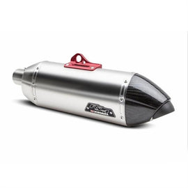 YAMAHA XT1200Z Super Tenere - (2010-2023) Yoshimura Stainless Signature Series RS-4 Stainless Slip-on Silencer, Works Edition - Carbon End Cap - Race Series