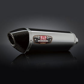 YAMAHA YZF-R1 - (2009-2014) Yoshimura Stainless R77 Slip-ons (pair) With Carbon Coned End Cap - Race Series - Removable Baffle