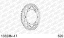 Yamaha WR250F 2004-2006 - AFAM Rear Sprocket, 520 (OE Pitch), Alu - 47T, 112 links reqd - 13323N-47 - P3 Tuning