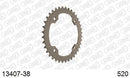 Yamaha YFZ450 ATV 2003-2026 - AFAM Rear Sprocket, 520 (OE Pitch), Alu - 38T (orig size) - 13407-38 - P3 Tuning