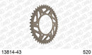 Yamaha YZF-R6 2017-2020 - AFAM Rear Sprocket, 520 conversion, Alu - 43T, 114 links reqd - 13814-43 - P3 Tuning