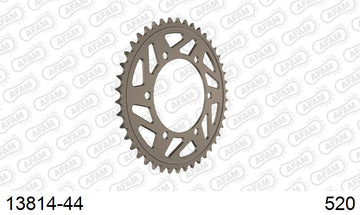 Yamaha YZF-R7 1999-2001 - AFAM Rear Sprocket, 520 conversion, Alu - 44T, 120 links reqd - 13814-44 - P3 Tuning