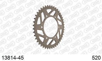 Yamaha YZF-R1 2002-2003 - AFAM Rear Sprocket, 520 conversion, Alu - 45T, 116 links reqd - 13814-45 - P3 Tuning