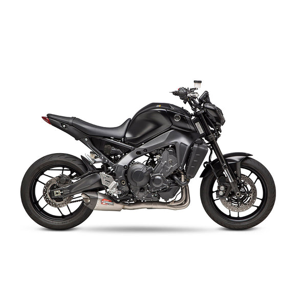 YAMAHA Tracer 9 / GT / GT+ - (2021-2023) Yoshimura Stainless Works Edition AT2 Full System - Carbon End Cap - Race Series - Does not fit with centre stand