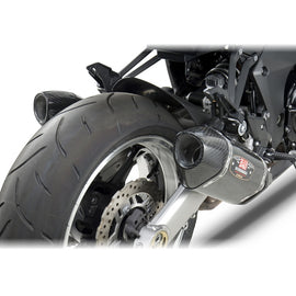 KAWASAKI Z1000 - (2010-2013) Yoshimura Carbon R77 Slip-ons (pair) With Carbon Coned End Cap - Race Series - Removable Baffle