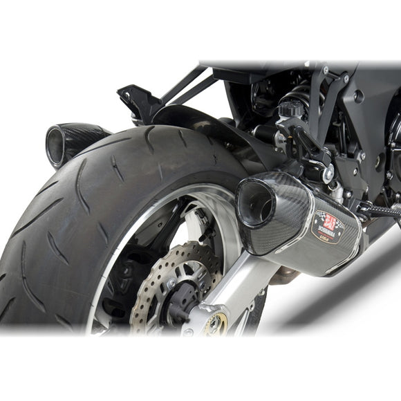 KAWASAKI Z1000 - (2010-2013) Yoshimura Carbon R77 Slip-ons (pair) With Carbon Coned End Cap - Race Series - Removable Baffle