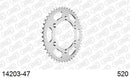 Suzuki RM250 1997-1998 - AFAM Rear Sprocket, 520 (OE Pitch), Steel - 47T, 114 links reqd - 14203-47 - P3 Tuning