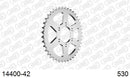 Suzuki GS550 1977-1977 - AFAM Rear Sprocket, 530 (OE Pitch), Steel - 42T, 108 links reqd - 14400-42 - P3 Tuning