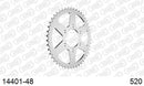 Suzuki DR 500 S E,F,G,H,J 1984-1988 - AFAM Rear Sprocket, 520 (OE Pitch), Steel - 48T, 108 links reqd - 14401-48 - P3 Tuning