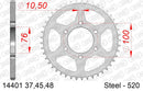 Suzuki DR 500 S E,F,G,H,J 1984-1988 - AFAM Rear Sprocket, 520 (OE Pitch), Steel - 48T, 108 links reqd - 14401-48 - P3 Tuning