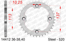 Suzuki LTR450 ATV 2006-2007 - AFAM Rear Sprocket, 520 (OE Pitch), Steel - 36T (orig size) - 14412-36 - P3 Tuning