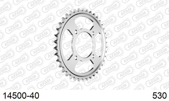 Suzuki RG500 1987-1989 - AFAM Rear Sprocket, 530 (OE Pitch), Steel - 40T (orig size) - 14500-40 - P3 Tuning