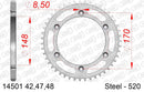 Suzuki DR650 1990-1996 - AFAM Rear Sprocket, 520 (OE Pitch), Steel - 47T, 118 links reqd - 14501-47 - P3 Tuning