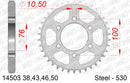 Suzuki GT750 J/K/L/M/A/B 1974-1977 - AFAM Rear Sprocket, 530 (OE Pitch), Steel - 43T (orig size) - 14503-43 - P3 Tuning