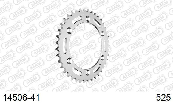Suzuki DR650 2006-2026 - AFAM Rear Sprocket, 525 (OE Pitch), Steel - 41T, 110 links reqd - 14506-41 - P3 Tuning