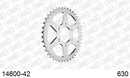 Suzuki GS1000G 1981-1981 - AFAM Rear Sprocket, 630 (OE Pitch), Steel - 42T (orig size) - 14600-42 - P3 Tuning