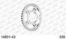 Suzuki GSX600F 1992-1997 - AFAM Rear Sprocket, 530 (OE Pitch), Steel - 43T, 112 links reqd - 14601-43 - P3 Tuning