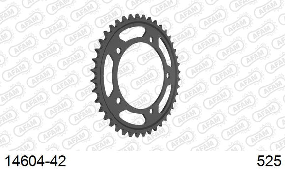 Suzuki V-Strom 1000 2017-2019 - AFAM Rear Sprocket, 525 (OE Pitch), Steel - 42T, 118 links reqd - 14604-42 - P3 Tuning