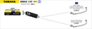 Yamaha NMAX 125 Urban  aluminium "Dark" silencer with "Dark" end cap-2