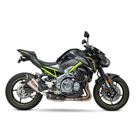 KAWASAKI Z900 - (2017-2019) Yoshimura Stainless AT2 Slip-on - Carbon End Cap & Heat Shield - Race Series - Does not fit Euro5 models