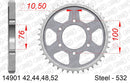Suzuki GSX-R1100 1989-1992 - AFAM Rear Sprocket, 532 conversion, Steel - 52T, 122 links reqd - 14901-52 - P3 Tuning