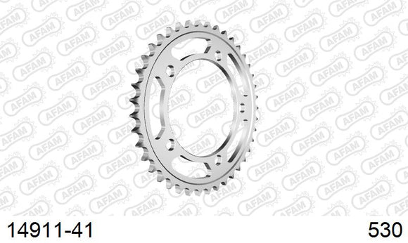 Suzuki GSX1400 2001-2007 - AFAM Rear Sprocket, 530 (OE Pitch), Steel - 41T (orig size) - 14911-41 - P3 Tuning
