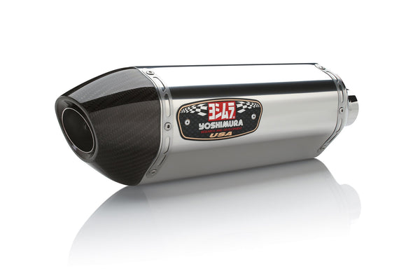 BMW G310R - (2017-2020) Yoshimura Stainless R77 Full System With Carbon Coned End Cap - Stainless Headers - Race Series