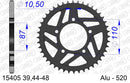 Suzuki SV650 2008-2011 - AFAM Rear Sprocket, 520 conversion, Alu - 45T (orig size) - 15405-45 - P3 Tuning