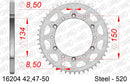 Kawasaki KX250F 2004-2005 - AFAM Rear Sprocket, 520 (OE Pitch), Steel - 50T, 116 links reqd - 16204-50 - P3 Tuning