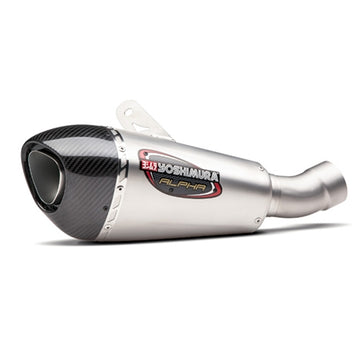 KTM 390 RC - (2017-2020) Yoshimura Carbon Street Alpha T Slip-on Carbon Fibre End Cap - Removable Baffle
