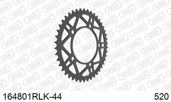 BMW S1000RR 2012-2013 - AFAM Rear Sprocket, 520 conversion, Steel - 44T, 118 links reqd - 164801RLK-44 - P3 Tuning