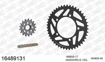 BMW S1000R Naked 2014-2016 - AFAM XS-ring Hyper reinforced Chain & Steel Sprocket Kit, 525 (OE Pitch) - 16489131 - P3 Tuning