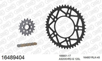 BMW S1000R Naked 2014-2016 - AFAM XS-ring Hyper reinforced Chain & Racing Superlight Steel Sprocket Kit, 520 conversion - 16489404 - P3 Tuning