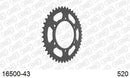 Kawasaki EL 250 F2,F3,F4 1996-1999 - AFAM Rear Sprocket, 520 (OE Pitch), Steel - 43T, 114 links reqd - 16500-43 - P3 Tuning