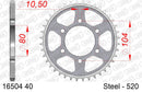 Kawasaki ZX-6R 2003-2004 - AFAM Rear Sprocket, 520 (OE Pitch), Steel - 40T (orig size) - 16504-40 - P3 Tuning