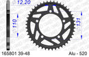 BMW S1000R Naked 2014-2016 - AFAM Rear Sprocket, 520 conversion, Alu - 41T, 118 links reqd - 165801-41 - P3 Tuning