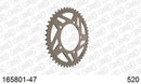 BMW S1000RR 2010-2011 - AFAM Rear Sprocket, 520 conversion, Alu - 47T, 120 links reqd - 165801-47 - P3 Tuning