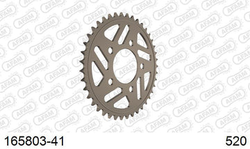 BMW S1000R Naked 2017-2020 - AFAM Rear Sprocket, 520 conversion, Alu - 41T, 118 links reqd, fits Optional Forged Wheels - 165803-41 - P3 Tuning