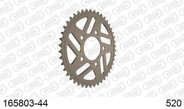 BMW S1000RR HP-4 Race 2017-2018 - AFAM Rear Sprocket, 520 (OE Pitch), Alu - 44T, 118 links reqd - 165803-44 - P3 Tuning