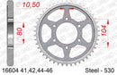 Kawasaki ZXR750H 1990-1990 - AFAM Rear Sprocket, 530 (OE Pitch), Steel - 44T, 112 links reqd - 16604-44 - P3 Tuning