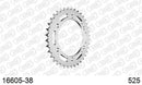 Kawasaki ZR-7 1999-2003 - AFAM Rear Sprocket, 525 (OE Pitch), Steel - 38T (orig size) - 16605-38 - P3 Tuning