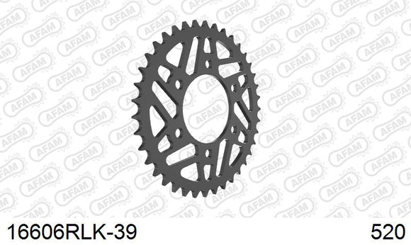 Kawasaki ZX-10R / RR 2020-2021 - AFAM Rear Sprocket, 520 conversion, Steel - 39T, 116 links reqd - 16606RLK-39 - P3 Tuning