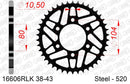 Kawasaki ZX-10R / RR 2021-2025 - AFAM Rear Sprocket, 520 conversion, Steel - 39T, 116 links reqd - 16606RLK-39 - P3 Tuning