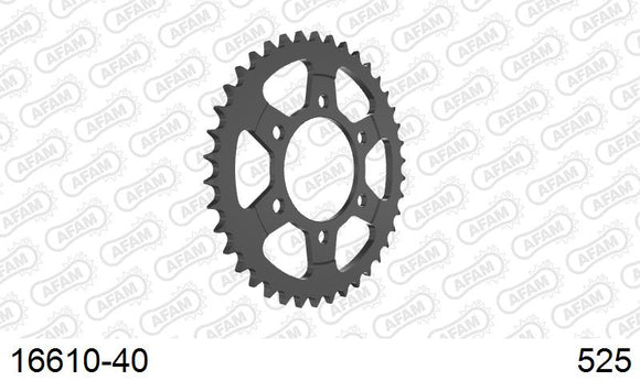 Kawasaki Z1000 2003-2006 - AFAM Rear Sprocket, 525 (OE Pitch), Steel - 40T, 112 links reqd - 16610-40 - P3 Tuning